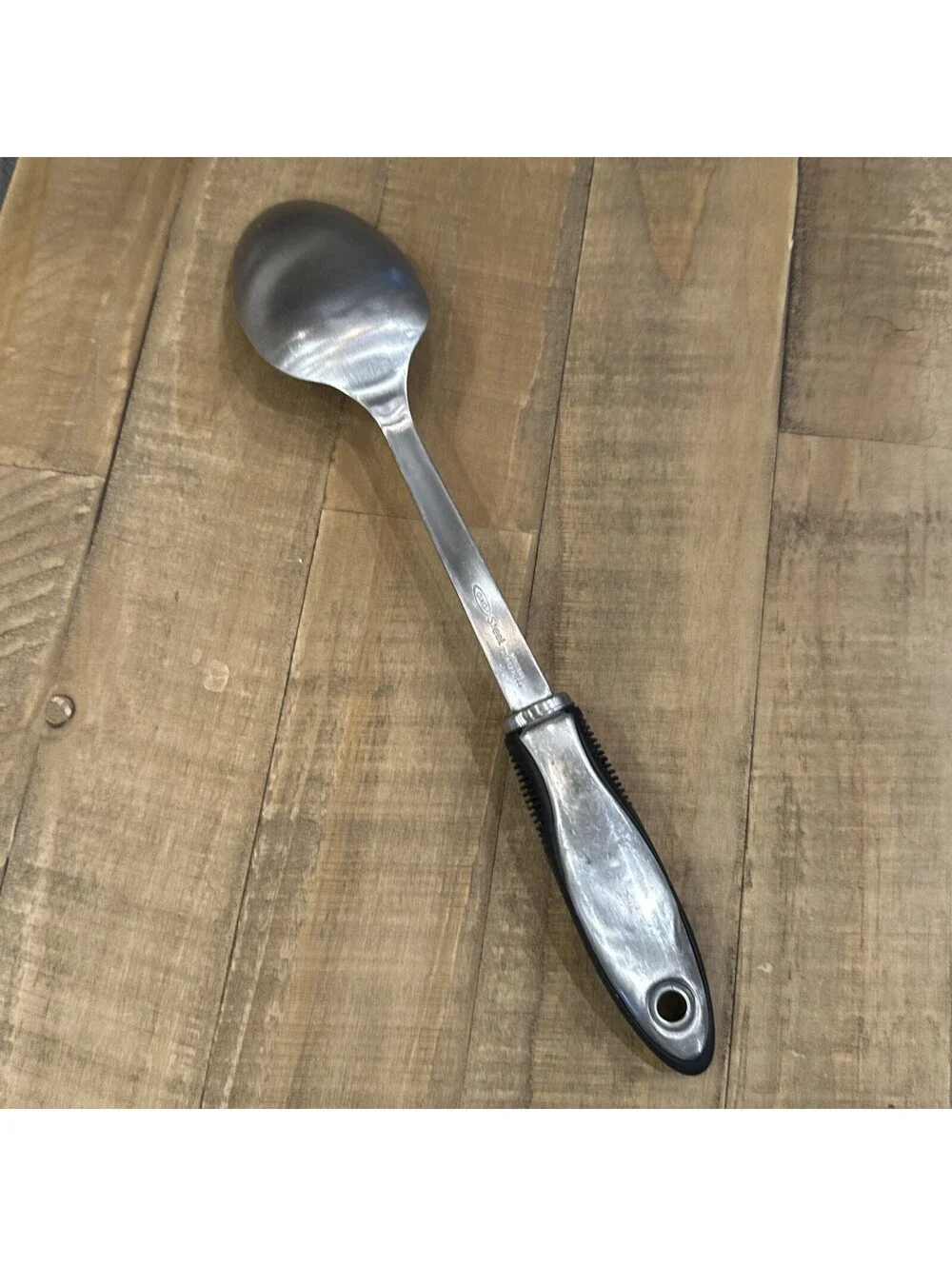 Serving spoon - stainless steel and silicone- OXO Good Grips 14”
